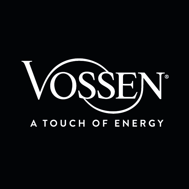 Logo Vossen square black on white outline